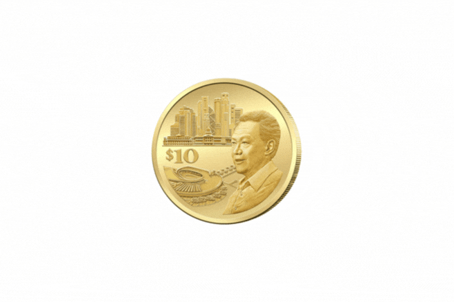 $10 Coin to Commemorate the 100th Birth Anniversary of Mr Lee Kuan Yew